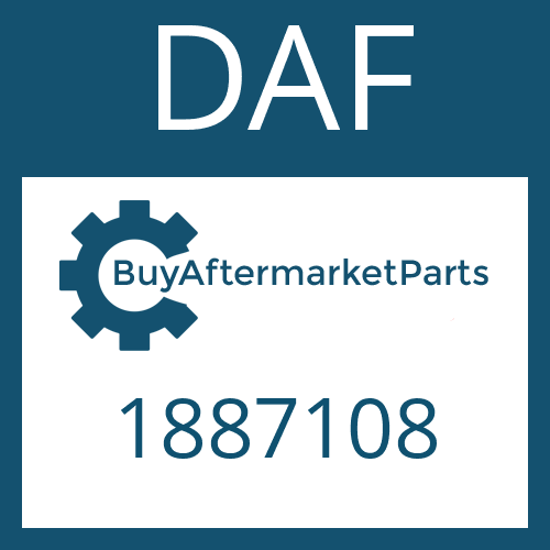 DAF 1887108 - PINION SHAFT