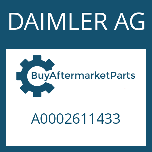 DAIMLER AG A0002611433 - SEALING CAP