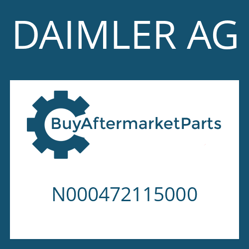 DAIMLER AG N000472115000 - CIRCLIP