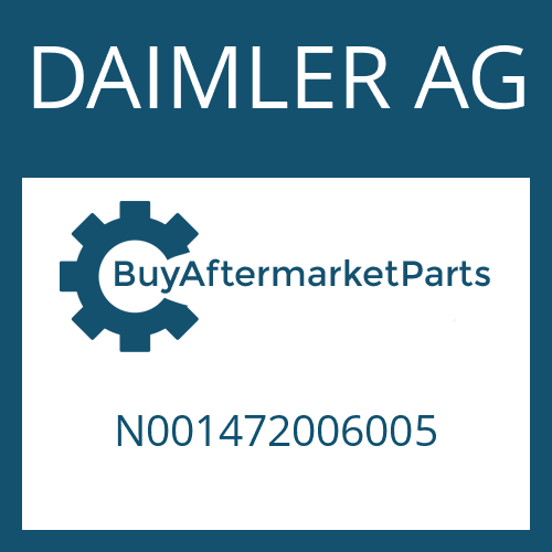 DAIMLER AG N001472006005 - GROOVED PIN