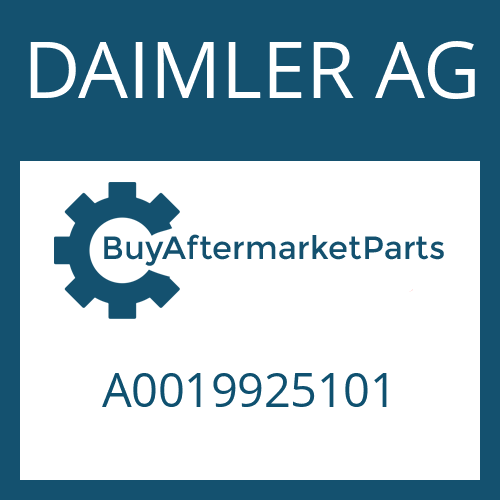DAIMLER AG A0019925101 - PLAIN BEARING