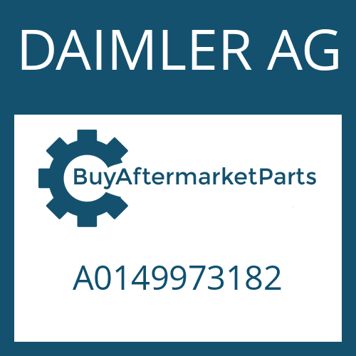 DAIMLER AG A0149973182 - PIPE