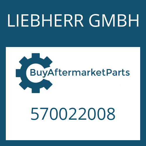 LIEBHERR GMBH 570022008 - O-RING