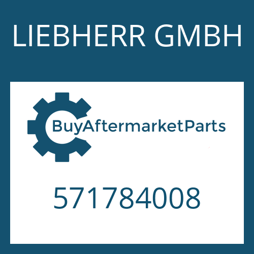 LIEBHERR GMBH 571784008 - SEALING RING