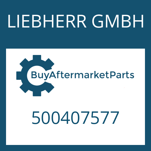 LIEBHERR GMBH 500407577 - LOCK PLATE