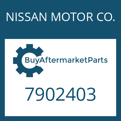 NISSAN MOTOR CO. 7902403 - TUBE