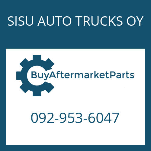 SISU AUTO TRUCKS OY 092-953-6047 - RETAINING RING