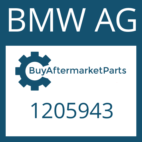 BMW AG 1205943 - ROUND SEALING RING