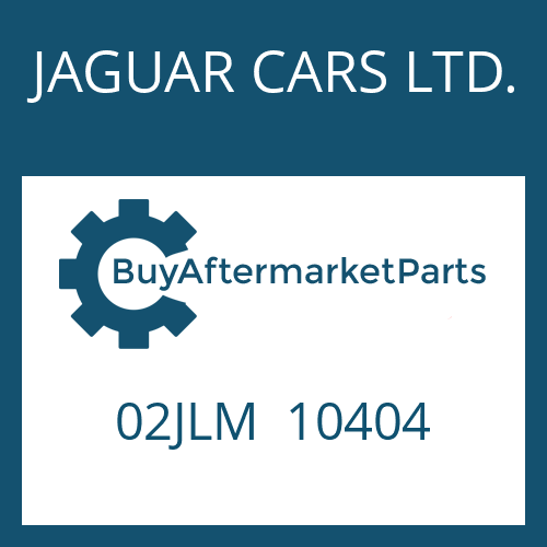 JAGUAR CARS LTD. 02JLM 10404 - ROUND SEALING RING