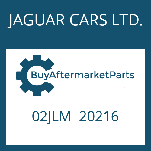 JAGUAR CARS LTD. 02JLM 20216 - FILTER