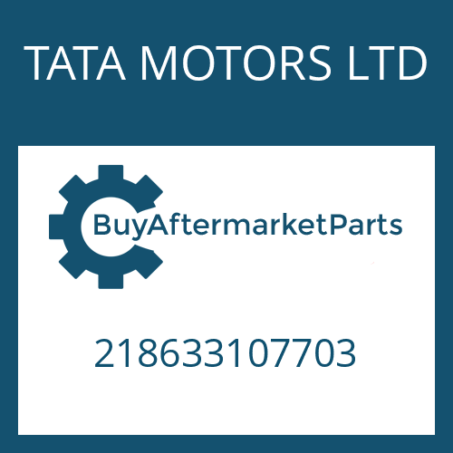 TATA MOTORS LTD 218633107703 - PRESSURE PART