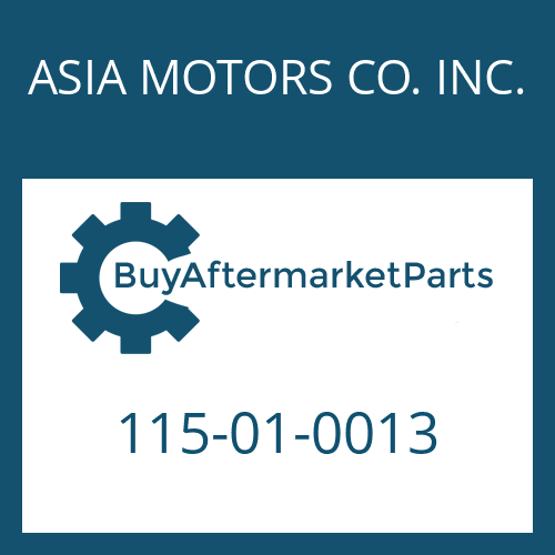 ASIA MOTORS CO. INC. 115-01-0013 - BALL JOINT