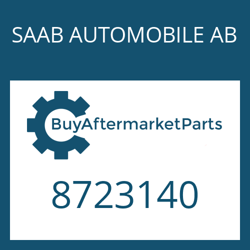 SAAB AUTOMOBILE AB 8723140 - INPUT SHAFT