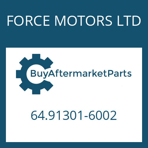 FORCE MOTORS LTD 64.91301-6002 - ARRETIERBOLZEN