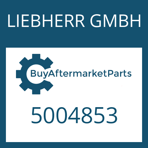 LIEBHERR GMBH 5004853 - RETAINING RING