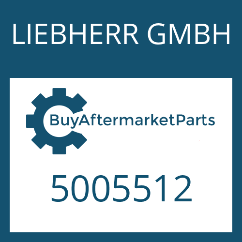 LIEBHERR GMBH 5005512 - RETAINING RING