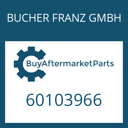 BUCHER FRANZ GMBH 60103966 - ROLLER BEARING