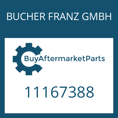 BUCHER FRANZ GMBH 11167388 - GASKET