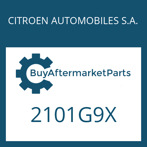 CITROEN AUTOMOBILES S.A. 2101G9X - CONVERTER BELL