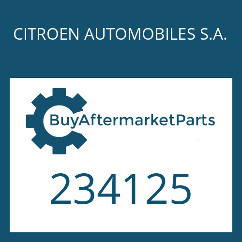 CITROEN AUTOMOBILES S.A. 234125 - RING GEAR