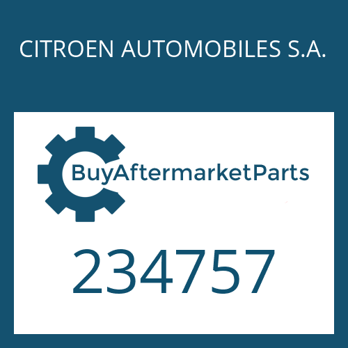 CITROEN AUTOMOBILES S.A. 234757 - BEARING SET