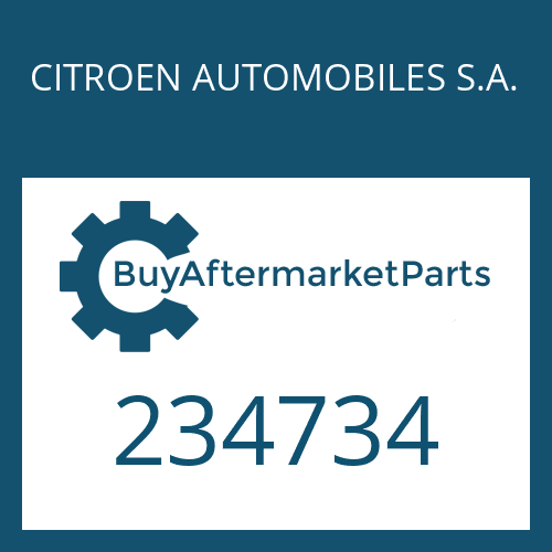 CITROEN AUTOMOBILES S.A. 234734 - BEARING RING