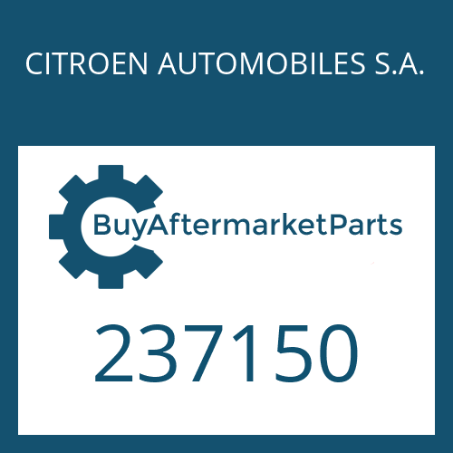 CITROEN AUTOMOBILES S.A. 237150 - SIDE SHAFT