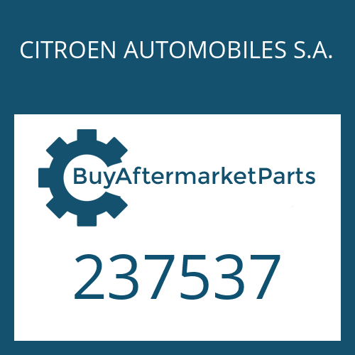 CITROEN AUTOMOBILES S.A. 237537 - SHIM PLATE