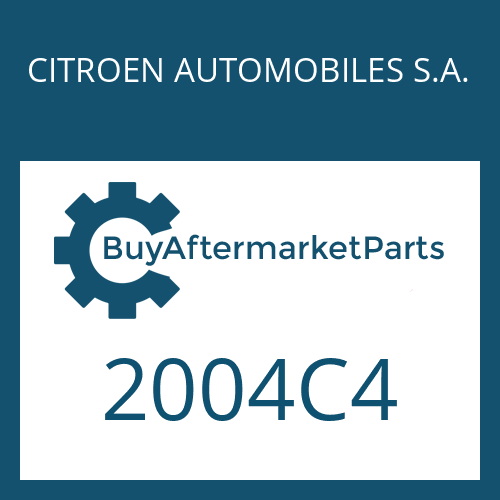 CITROEN AUTOMOBILES S.A. 2004C4 - CONVERTER