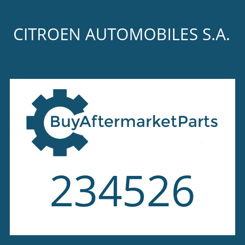 CITROEN AUTOMOBILES S.A. 234526 - MOTOR SHAFT