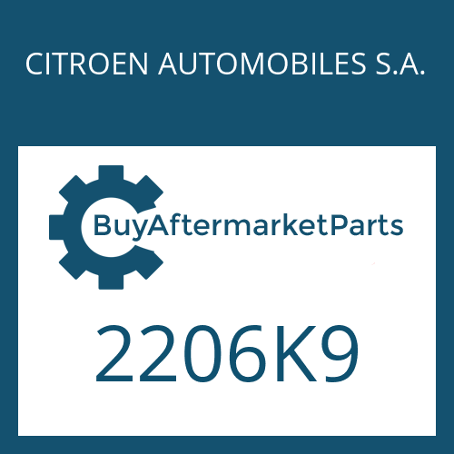 CITROEN AUTOMOBILES S.A. 2206K9 - TRANSM.HOUSING