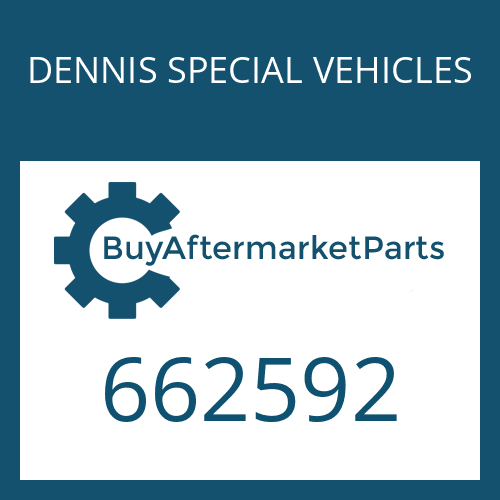 DENNIS SPECIAL VEHICLES 662592 - 6 AP 1700 B