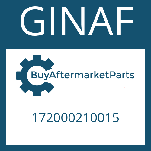 GINAF 172000210015 - COVER