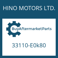 HINO MOTORS LTD. 33110-E0k80 - 9 S 1310 TO