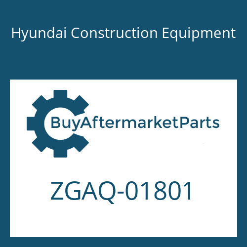 Hyundai Construction Equipment ZGAQ-01801 - WASHER
