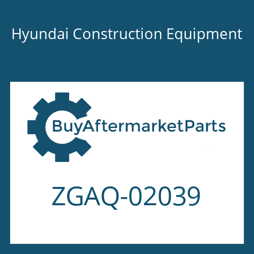 Hyundai Construction Equipment ZGAQ-02039 - PIN-SLOT