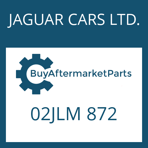 JAGUAR CARS LTD. 02JLM 872 - GASKABELZUG for Heavy Equipment