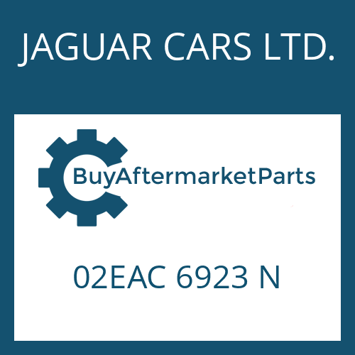 JAGUAR CARS LTD. 02EAC 6923 N - CONVERTER