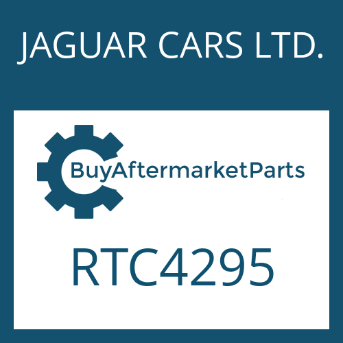 JAGUAR CARS LTD. RTC4295 - GASKET