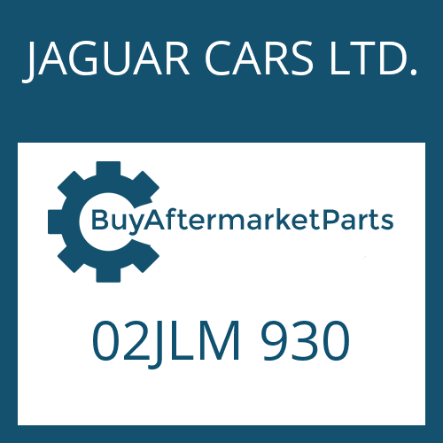 JAGUAR CARS LTD. 02JLM 930 - INTERM.SHAFT