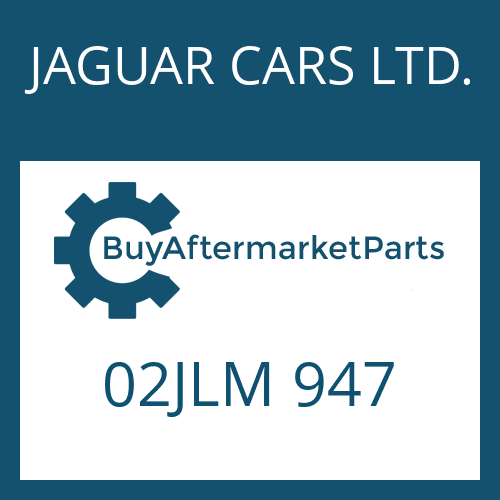 JAGUAR CARS LTD. 02JLM 947 - GOVERN.HOUSING. for Heavy Equipment