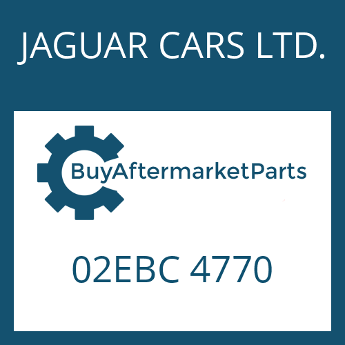 JAGUAR CARS LTD. 02EBC 4770 - CONTROL UNIT