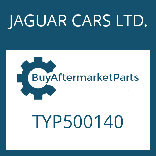 JAGUAR CARS LTD. TYP500140 - COUNTERSUNK SCREW