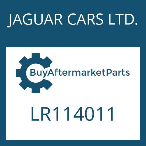 JAGUAR CARS LTD. LR114011 - SHIFT SYSTEM