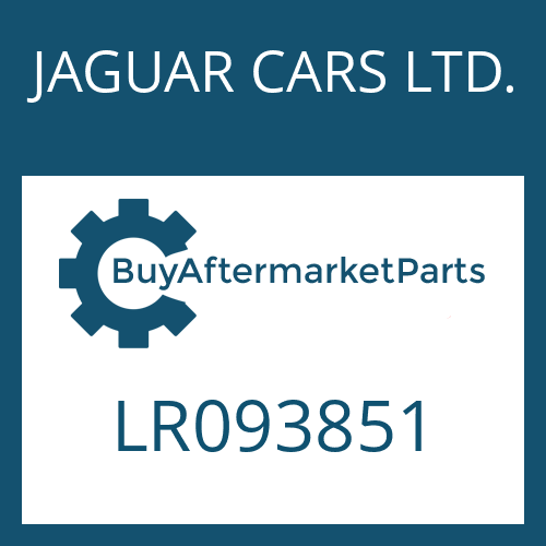 JAGUAR CARS LTD. LR093851 - MECHATRONIC
