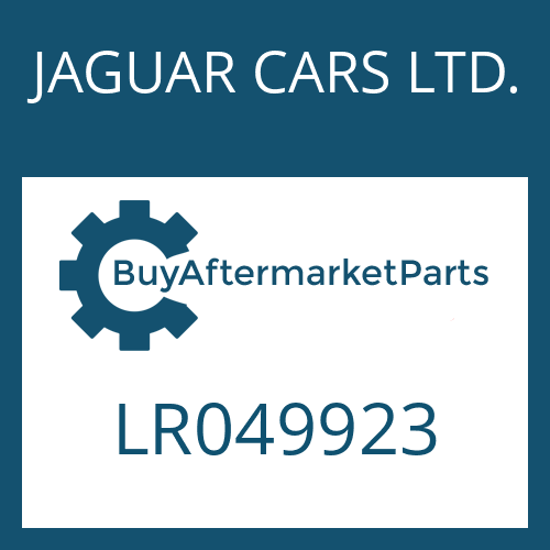 JAGUAR CARS LTD. LR049923 - OIL TUBE