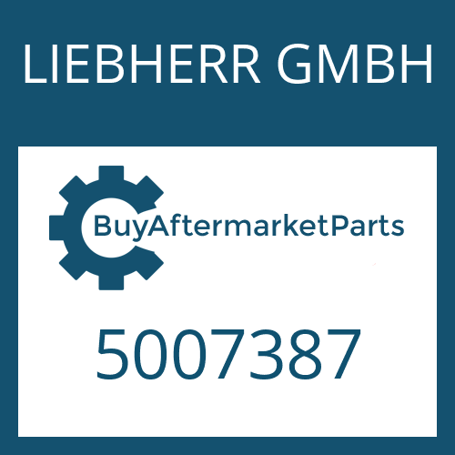 LIEBHERR GMBH 5007387 - SHAFT SEAL