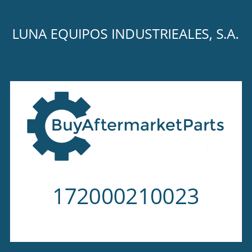 LUNA EQUIPOS INDUSTRIEALES, S.A. 172000210023 - BEARING BUSH