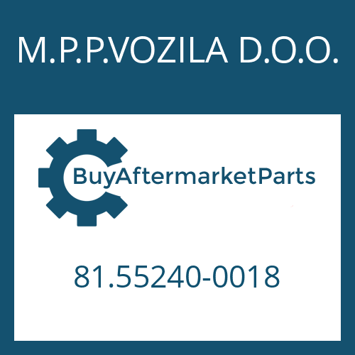 M.P.P.VOZILA D.O.O. 81.55240-0018 - FIXING PLATE