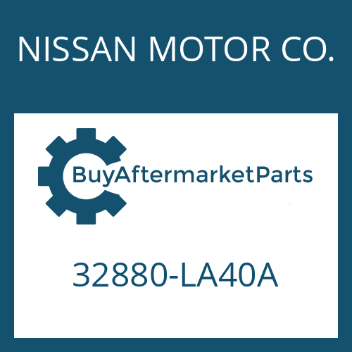 NISSAN MOTOR CO. 32880-LA40A - SHIFT LEVER